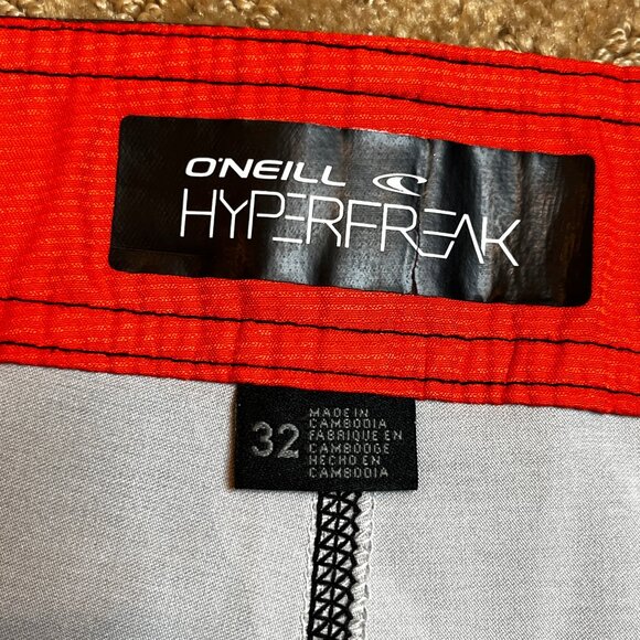 O’Neill Hyperfreak Camo Board Shorts XLONG Outdoor Camping Hiking Hunting EUC 32 - Picture 7 of 10